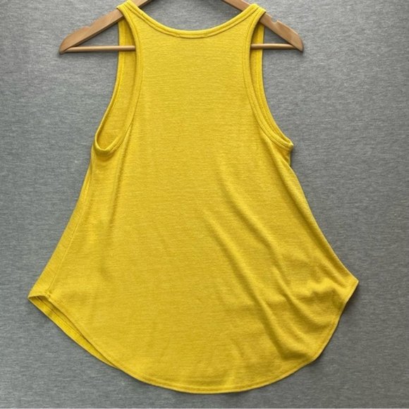 Aritzia Wilfred Free Yellow Womens Tank Top Size Small Racer Back - Picture 6 of 9